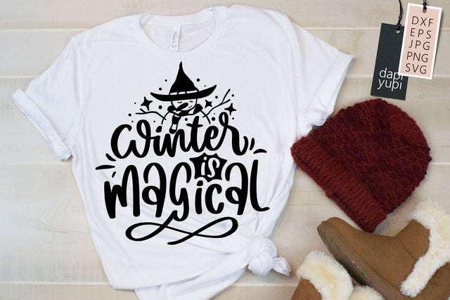 Winter Is Magical Quotes SVG SVG dapiyupi store 