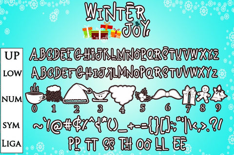 Winter Joy - Joyfully Font Font Dm Letter Studio 