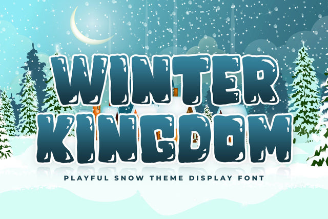 Winter Kingdom Font Font Creakokun Studio 