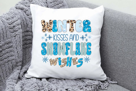 Winter Kisses and Snowflake Wishes Sublimation Sublimation Jagonath Roy 