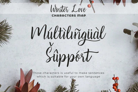 Winter Love Font Madatype Studio 