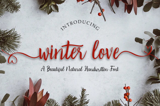 Winter Love Font Madatype Studio 