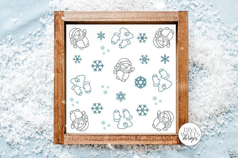 Winter Magic SVG Bundle - Christmas Sign Making Bundle SVG Diva Watts Designs 