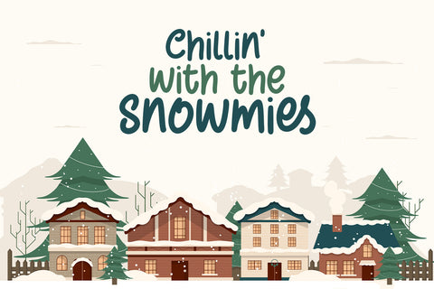 Winter Memories - Handwritten Font Font Alpaprana Studio 