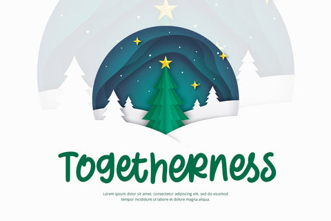 Winter Memories - Handwritten Font Font Alpaprana Studio 