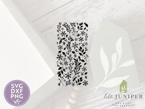 Winter Pattern SVG | Christmas SVG | Snowflake SVG | Farmhouse Sign Design SVG LilleJuniper 