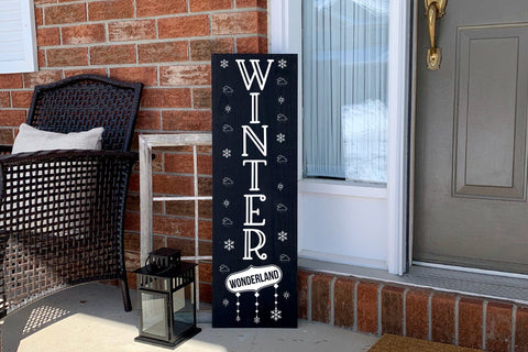 Winter Porch Sign SVG - Winter Wonderland SVG CraftLabSVG 