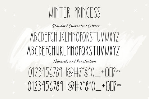 Winter Princess | Regular & Bold Style Font Jimtype Studio 