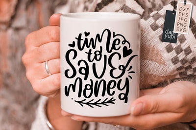 Winter Quotes SVG Time To Save Money SVG dapiyupi store 