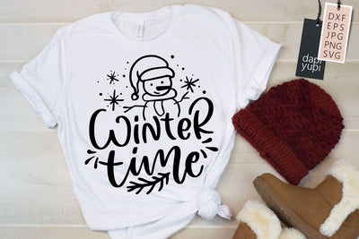 Winter Quotes SVG Winter Time SVG dapiyupi store 