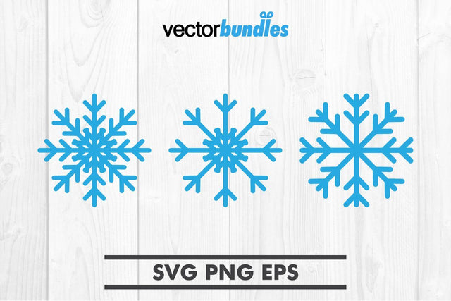 Winter snowflake clip art svg SVG vectorbundles 