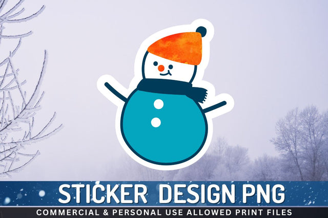 Winter snowman Clipart Sublimation PNG Sublimation Regulrcrative 