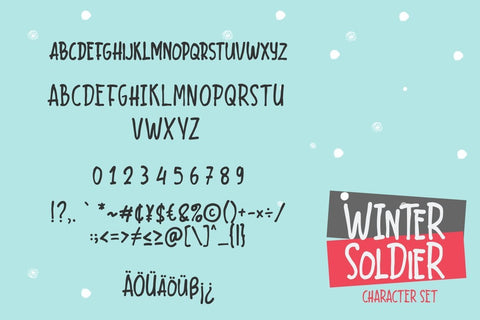 Winter Soldier Joyful & Fantastic Font Creatype Studio 