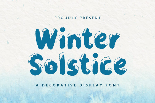 Winter Solstice - Display Font Font Alpaprana Studio 