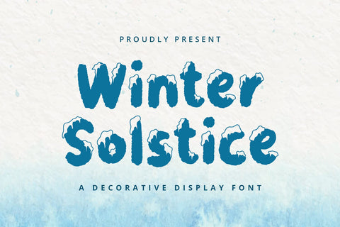 Winter Solstice - Display Font Font Alpaprana Studio 