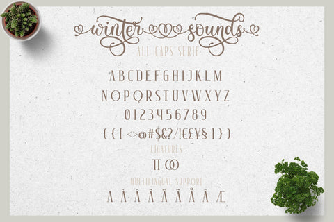 Winter Sounds | All Season Fonts Font studioalmeera 