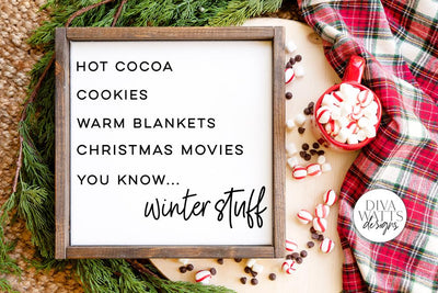 Winter Stuff SVG | Funny Christmas Design SVG Diva Watts Designs 