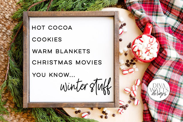 Winter Stuff SVG | Funny Christmas Design SVG Diva Watts Designs 