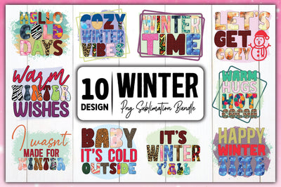 Winter Sublimation Bundle SVG Ariyan 