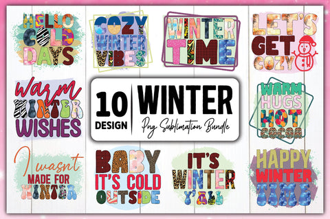Winter Sublimation Bundle SVG Ariyan 