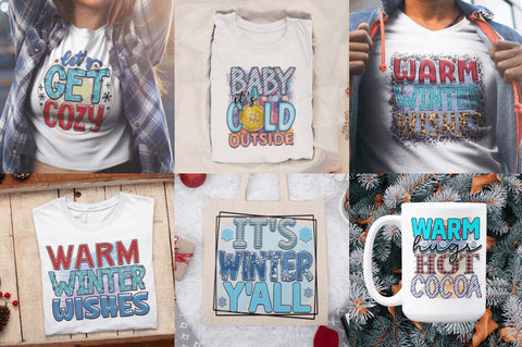 Winter Sublimation Bundle SVG Regulrcrative 