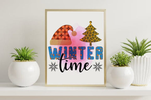 Winter Sublimation Designs, Retro Christmas Bundle,SVG Designs, SVG SH_Tee store 