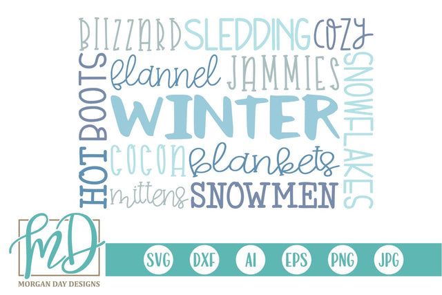 Winter Subway Art SVG Morgan Day Designs 