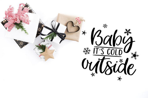 Winter SVG - Baby It's Cold Outside SVG SVG Simply Cutz 