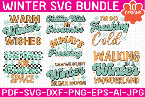 Winter SVG Bundle, christmas svg, snowflake svg, holiday svg, snowman svg, svg designs, SVG farhad farhad 