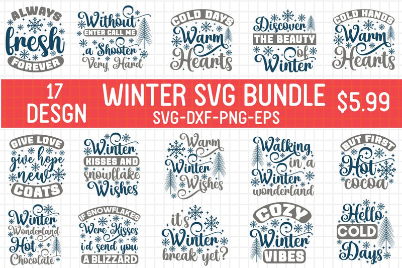 Winter Svg Bundle 