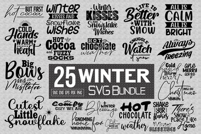 Winter SVG Bundle, Holiday SVG Bundle SVG nirmal108roy 