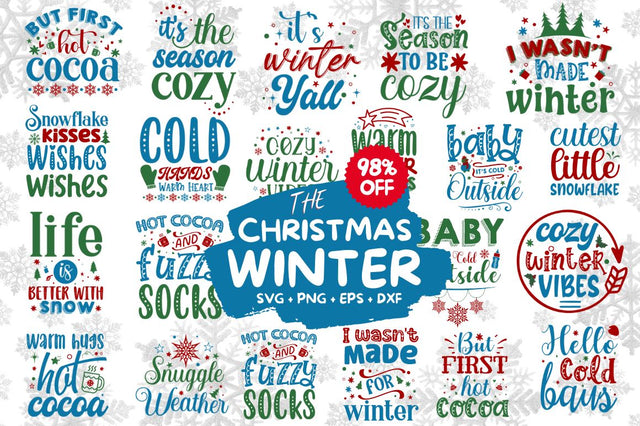 Winter SVG Bundle SVG Designangry 