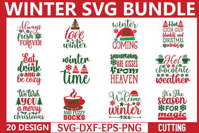 winter svg bundle SVG designer krishna 