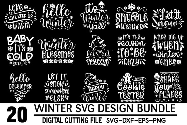 Winter Svg Bundle SVG designstore 