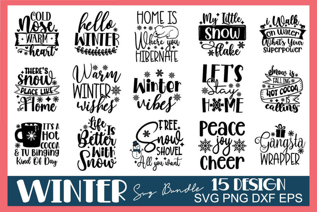 Winter SVG Bundle SVG md faruk hossain 