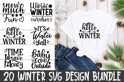 Winter SVG Bundle SVG md faruk hossain 