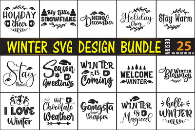 Winter SVG Bundle SVG nirmal108roy 