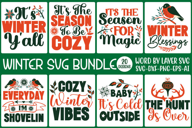 Winter SVG Bundle Vol, Cold Hands Warm Heart Svg, Winter Kisses Snowflake Wishes Svg, Warm Winter Wishes Svg, Winter Is My Favorite Season Svg, Winter Quotes SVG Rafiqul20606 