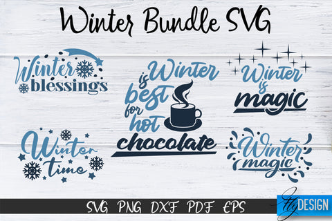 Winter Svg Bundle. Winter Wonderland SVG. Christmas Svg SVG Fly Design 