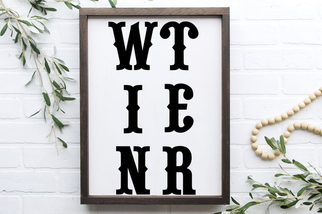 Winter Svg, Png, Dxf, Simple Farmhouse Sign SVG RedFoxDesignsUS 