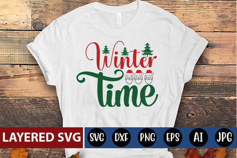 winter time SVG cute file SVG Blessedprint 