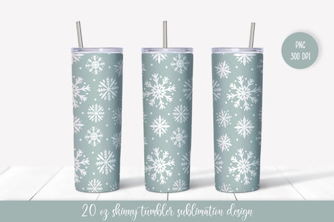 Winter tumbler sublimation design. Christmas tumbler wrap Sublimation Vera Fedorova 