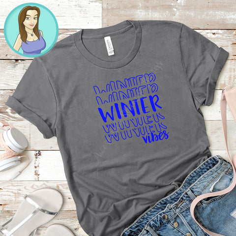 Winter Vibes svg and png SVG Awesomely Strange Designs 