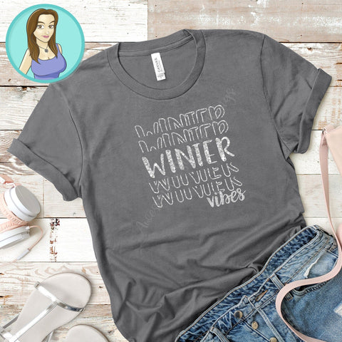 Winter Vibes svg and png SVG Awesomely Strange Designs 