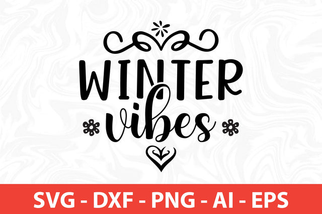 Winter Vibes SVG SVG nirmal108roy 