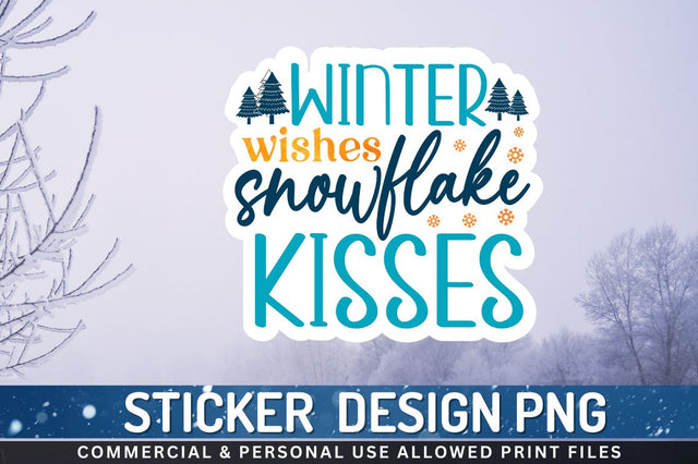 Winter wishes snowflake Sublimation PNG Sublimation Regulrcrative 