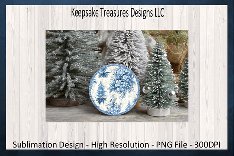 Winter wonderland Blue Icicle Round Coaster Templates, Sublimation PNG File, Holiday Coaster Set, Christmas Table Coaster, Digital Download Sublimation Keepsake Treasures Designs LLC. 