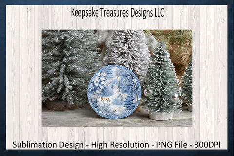 Winter wonderland Blue Icicle Round Coaster Templates, Sublimation PNG File, Holiday Coaster Set, Christmas Table Coaster, Digital Download Sublimation Keepsake Treasures Designs LLC. 
