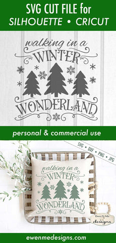 Winter Wonderland - Christmas Winter - SVG SVG Ewe-N-Me Designs 