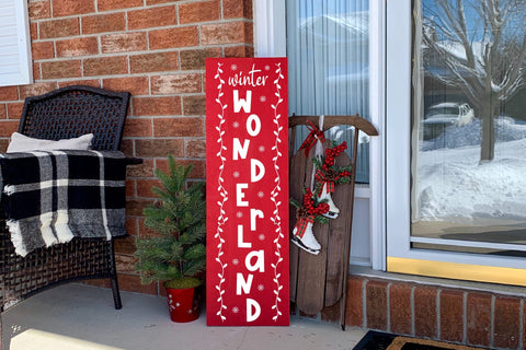 Winter Wonderland SVG - Christmas Porch Sign SVG SVG CraftLabSVG 